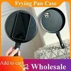 Чехол для сковороды для iPhone 11 12 13 Pro Max Mini XR XS Max 7 8 Plus креативный 3D чехол смешной телефон 2022 новые аксессуары Оптовая продажа