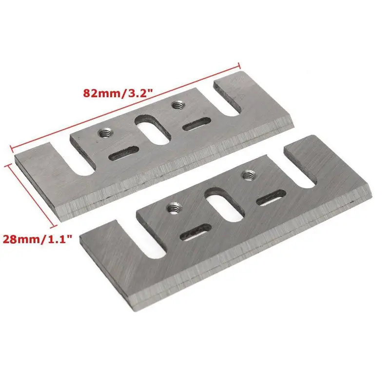 

2pcs Electric Planer Spare Wood Planer Blades Sharp Blade Replacement For Ma-kita 1900B Electric Planer For Cutting Soft Woods