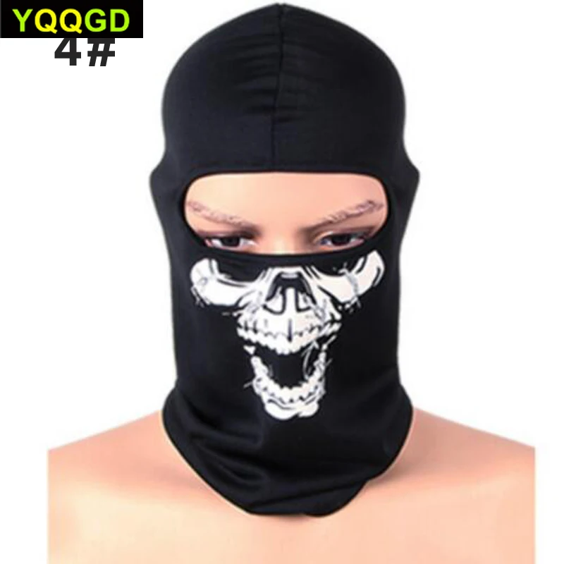 1 шт. черная Балаклава маска с черепом для косплея вечерние Хэллоуина мотоцикла