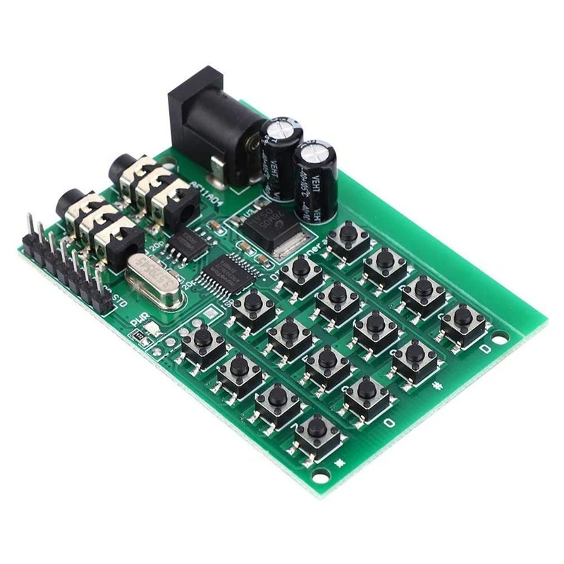 AE11A04 DTMF звуковой генератор модуль голосовой двойной Encode передатчик плата 5-24 В
