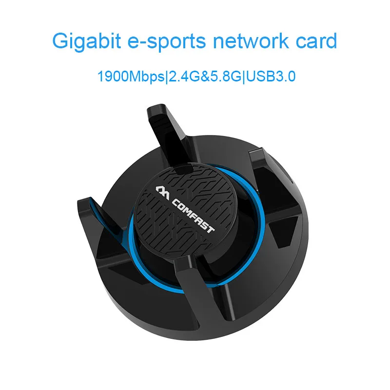 1900 Беспроводная гигабитная E Sports сетевая карта Wi Fi адаптер USB 3 0 Мбит/с