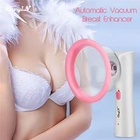 ckeyin 2 sizes breast enlargement massage machine electric beauty heating breast enhancer vacuum chest pump design suction cup