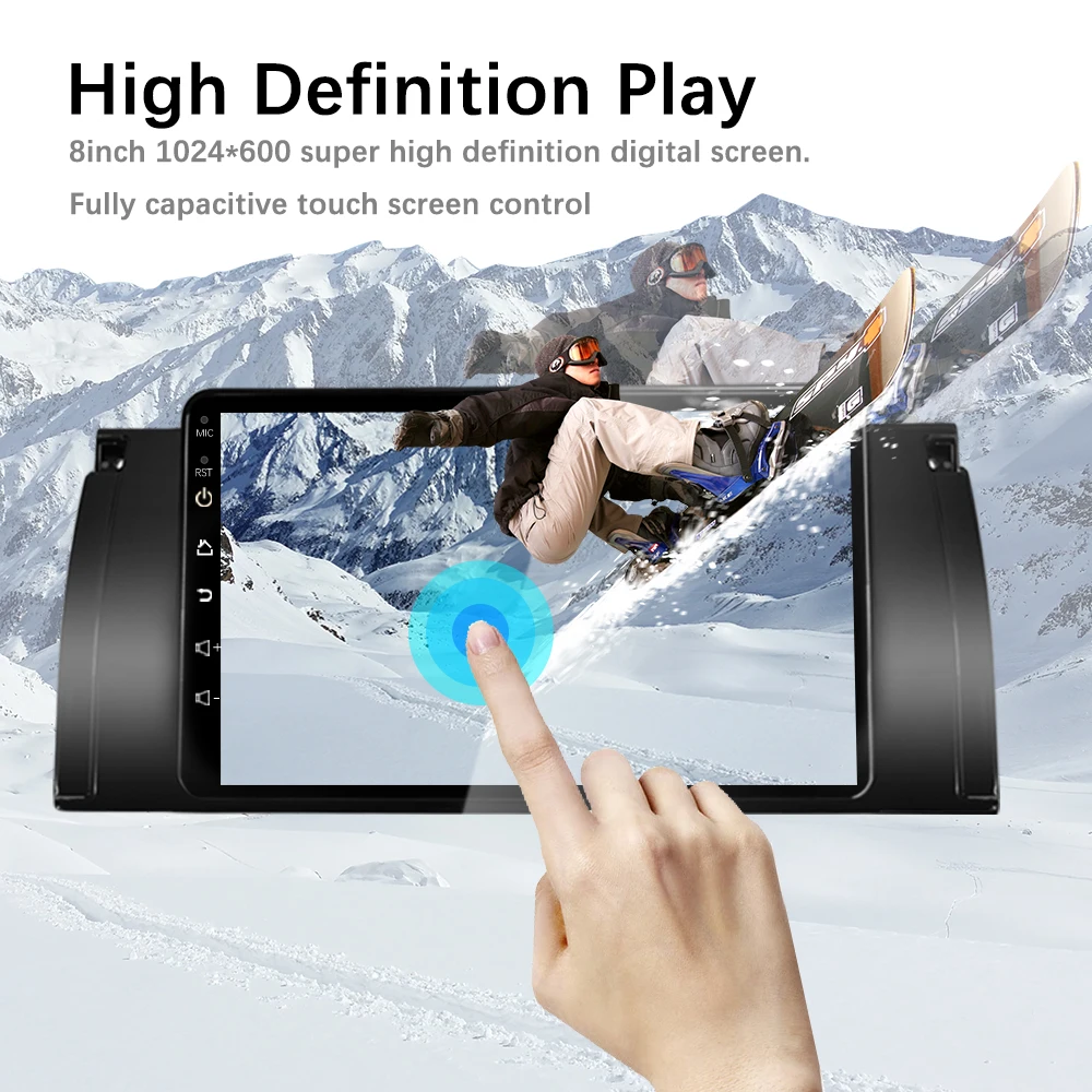 Автомагнитола Podofo мультимедийный плеер на Android с GPS Wi Fi FM Bluetooth управлением