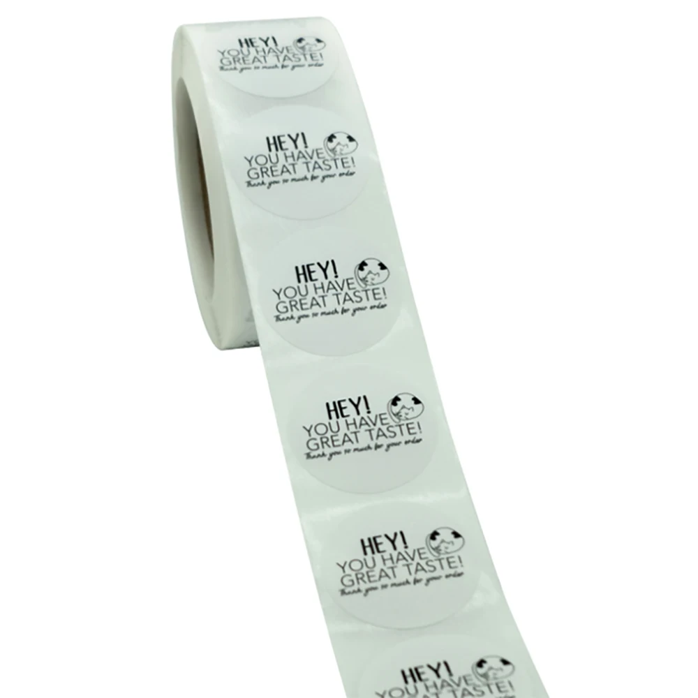 500 шт Спасибо Этикетки Наклейки у вас есть отличный вкус наклейки s для подарка