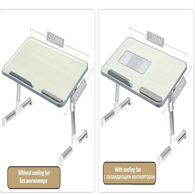 Складной стоячий компьютерный стол с охлаждающим вентилятором Регулируемый