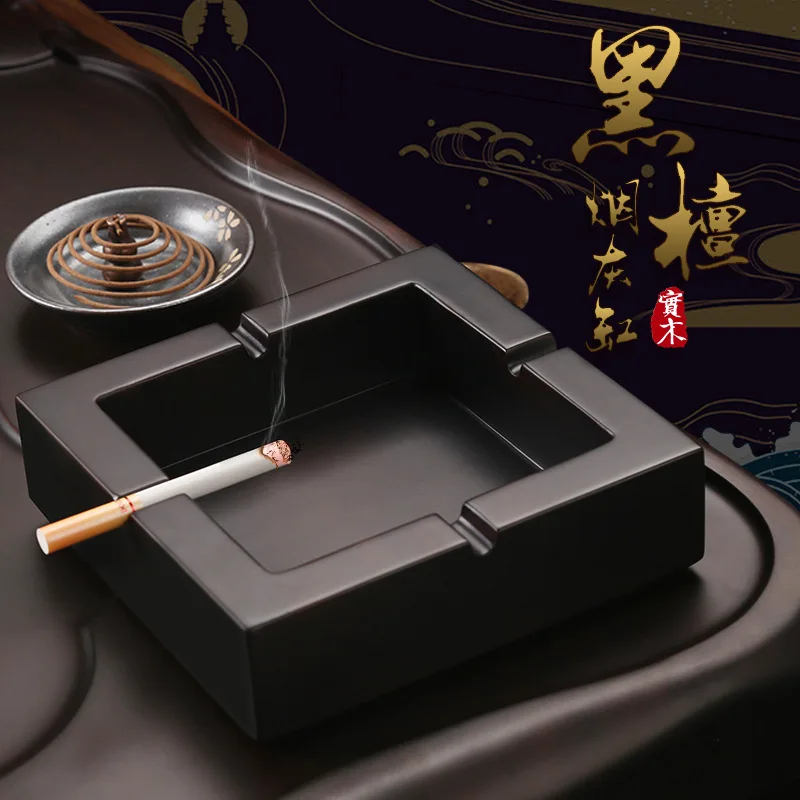 

Wooden ashtrays for household use