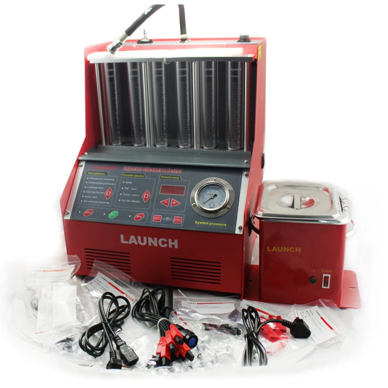 Оригинальный тестер очистки топливного инжектора Launch CNC602A устройство для