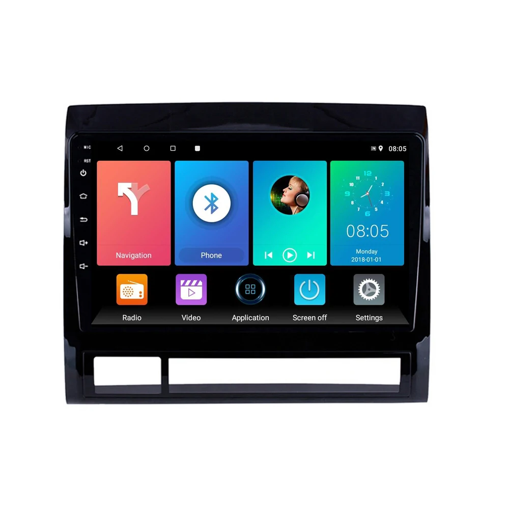 

For TOYOTA TACOMA/HILUX 2005-2013 2 DIN Car Radio Multimedia system GPS AutoRadio Head unit Android 8.1 9" SWC WIFI FM