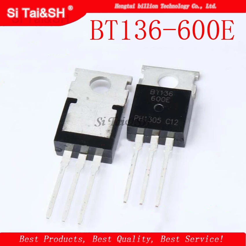 10 шт./лот BT136 600E 600 TO 220 600V 4A|Интегральные схемы| |