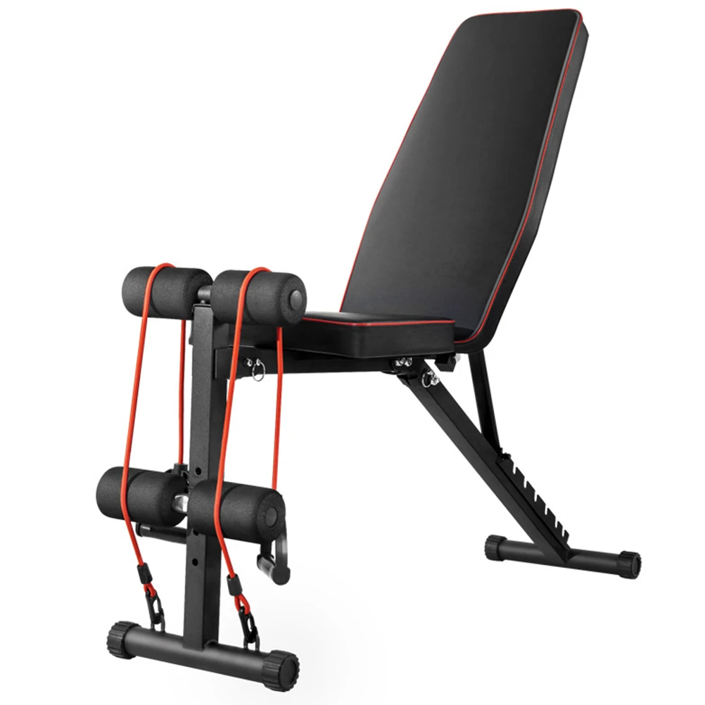 

6 in 1 Gym Bench Multifunctional Supine Board Foldable Abdominal Machine Bodybuilding Home Fitness Equipment Exercise Training