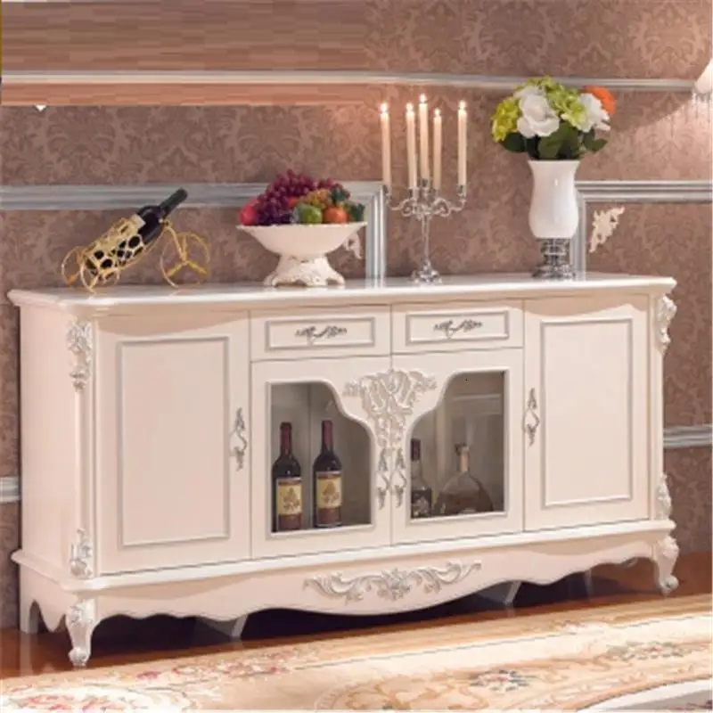 MODEL O Шкаф для чая carito Konsolentisch Rangement Cocina Mesa Европейский Винтажный кухонный шкаф Meuble буфет приставные столы мебель - Цвет: MODEL O