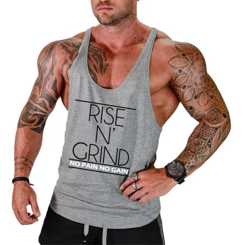 

Summer Brand Clothing Cotton Y Back Gym Tank Top Men Bodybuilding Stringer Tanktop Man Sleeveless Undershirt Fitness Vest