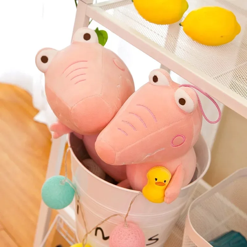 28 см Прекрасный Крокодил Мягкие плюшевые куклы Детская желтая утка игрушки