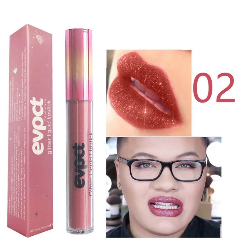 Горячая Распродажа 15 цветов блеск для губ макияжа водостойкий с сияющими