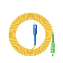 10PCS/lot SC/ UPC-SC/ APC Simplex mode LSZH Fiber Optic Patch Cord For CATV Network