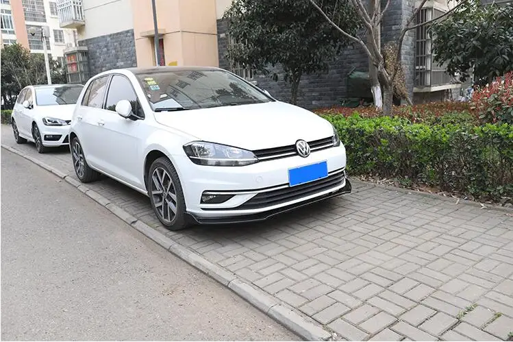Для Volkswagen Golf 7 5 Body kit спойлер 2016 2018 для ABS задний передний бампер диффузор защитные