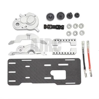 110 rc trx 4 accessories front motor gearbox kit for 110 trax trx4 rc car parts model defender bronco k5 g500 trx 6 upgrade