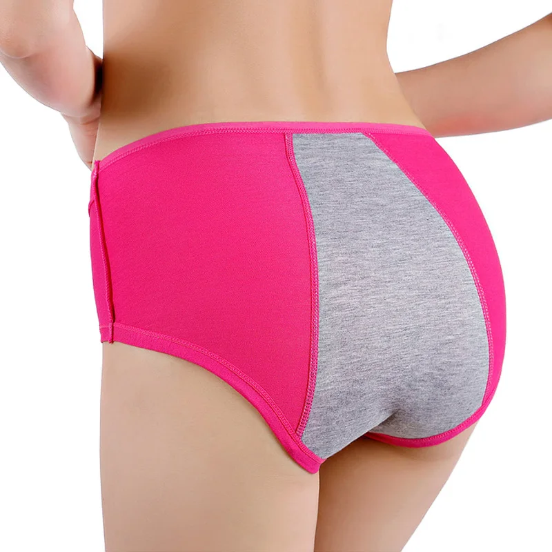 Женские трусы из модала хлопковое нижнее белье женские для менструального