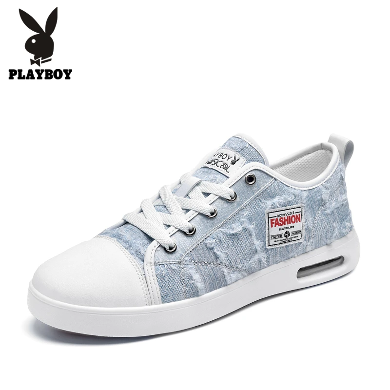 

PLAYBOY New Footwear Fashion Men's Casual Shoes Spring & Autumn Male Shoes Men Canvas Shoes Men Flats Zapatillas PL821012