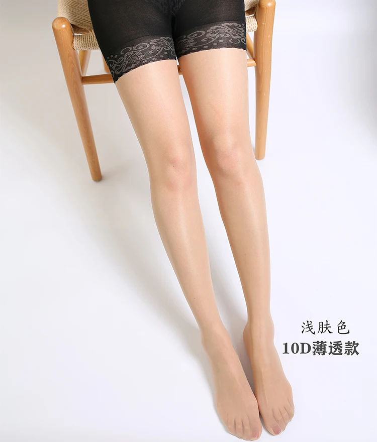 Новинка шелковые чулки и колготки женские прочные тонкие с защитой от