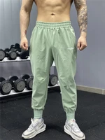 men bodybuilding trousers jogging quick drying sweatpants solid color pants joggers trackpants slim fit pants new gyms pants