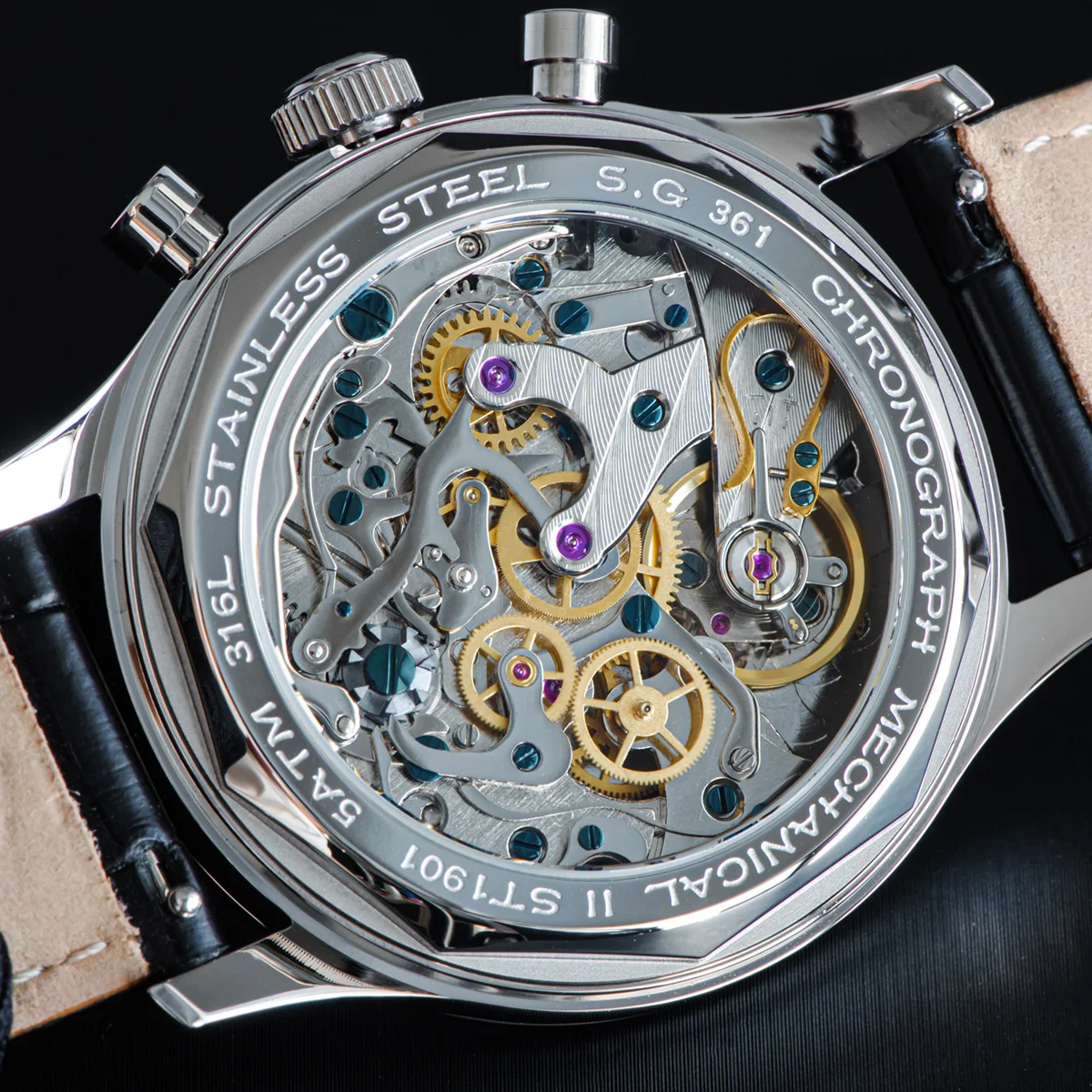 Цена Часы-пилот ВВС Sugess 1963, эмалированный циферблат, наручные часы 40 мм, хронограф, чехол для Sea-Gull ST1901, движение панды, Ретро мода