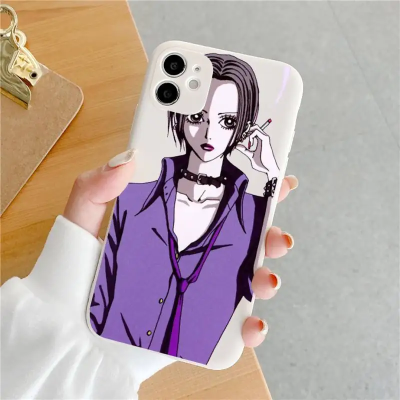 

NaNa osaki anime girl sexy Phone Case For iphone SE 7 8 12 11 X XS XR mini PLUS S pro Max Soft silicone shell funda