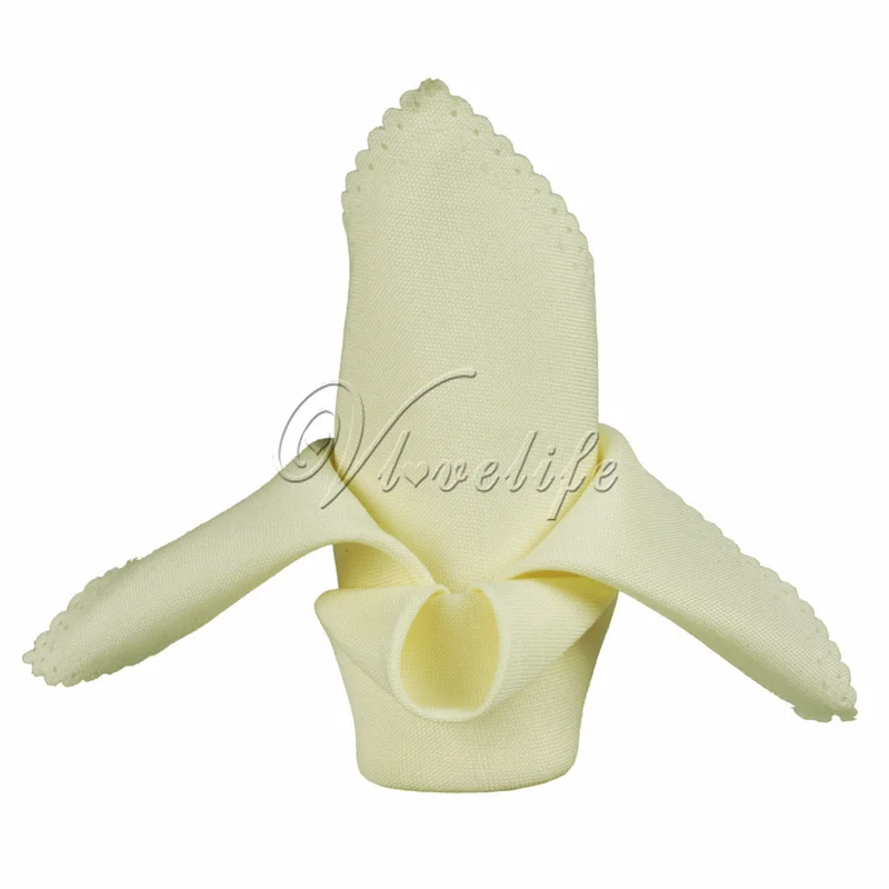 20 шт. льняная салфетка Полиэстеровая носовой платок 12 &quotx 12&quot столовая Банкетная