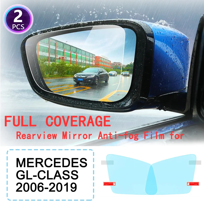 

DK Anti Fog Film Full Cover Rearview Mirror for Mercedes Benz GL Class GLS X164 X166 GL450 GL500 GL320 GLS320 320 400 Stickers