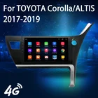 Автомагнитола на Android 10 для Toyota Corolla Left titanium 2017- 2019, автомобильное радио, магнитола, мультимедийный DVD-плеер, GPS-навигация CE