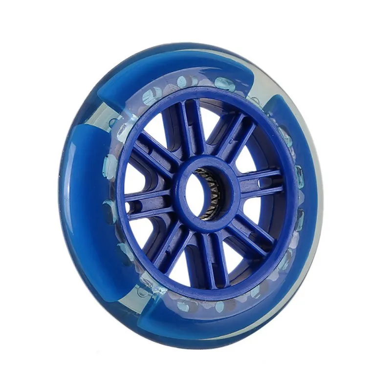 

Scooter Transparent PU Flash Wheel 5 Inch Luminous Wheel Scooter DIY Accessories Skateboard Parts