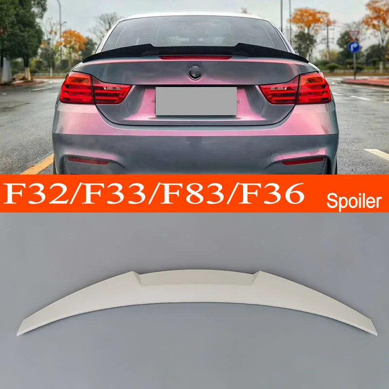 Спойлер заднего крыла F32 F33 F36 M4 Style из АБС пластика для BMW 4 Series 2014 2020|Спойлеры и
