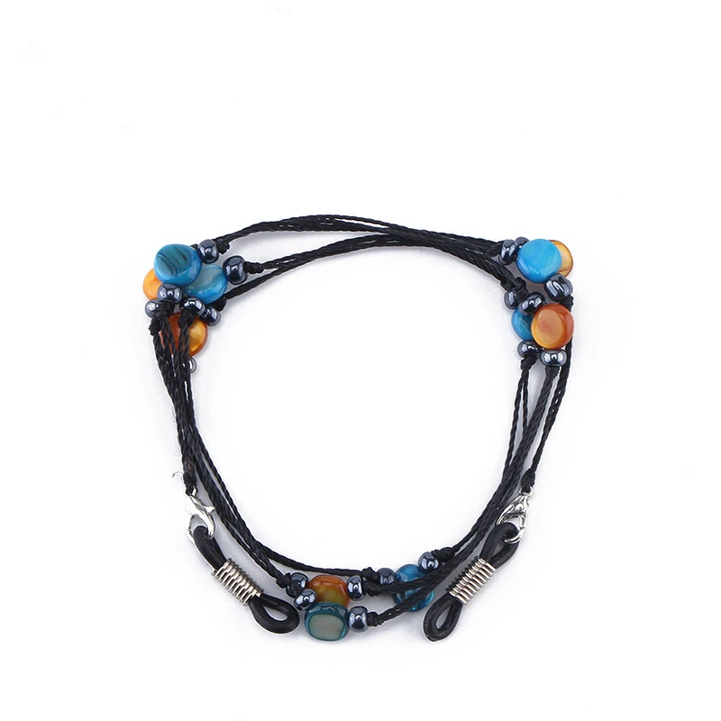 75cm-C Novelty Conch Shell Reading Glasses Chain Sunglasses Eyewears Cord Holder Neck Strap Rope Necklace Eyeglass String Lanyard - Цвет: 75cm-C
