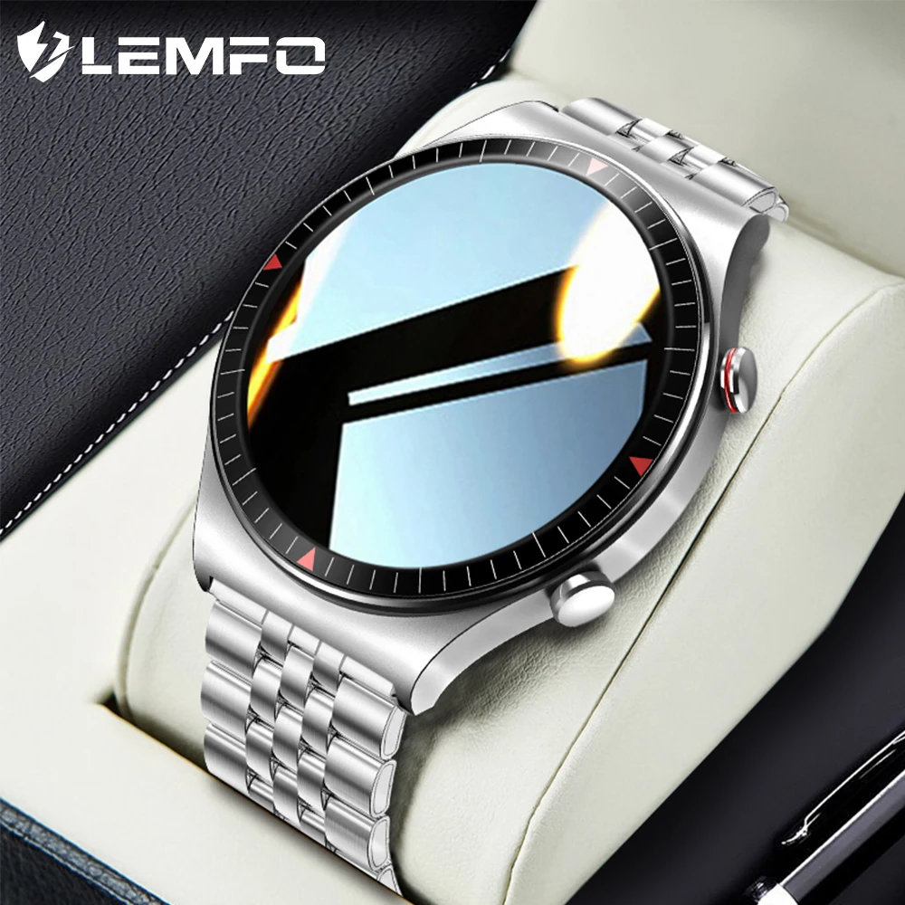 

LEMFO ECG Smart Watch Support Bluetooth Call 2021 Smartwatch Men IP68 Waterproof Fitness Bracelet Clock For Android