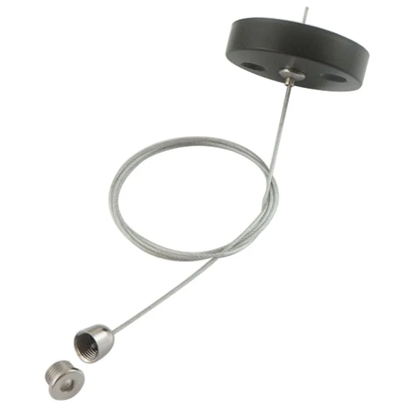 

Wire Rope Automatic Wire Rope Clamp With Lock Hook Hanging Washer Equipment For Panel Light hanging light Steel Wire Rope