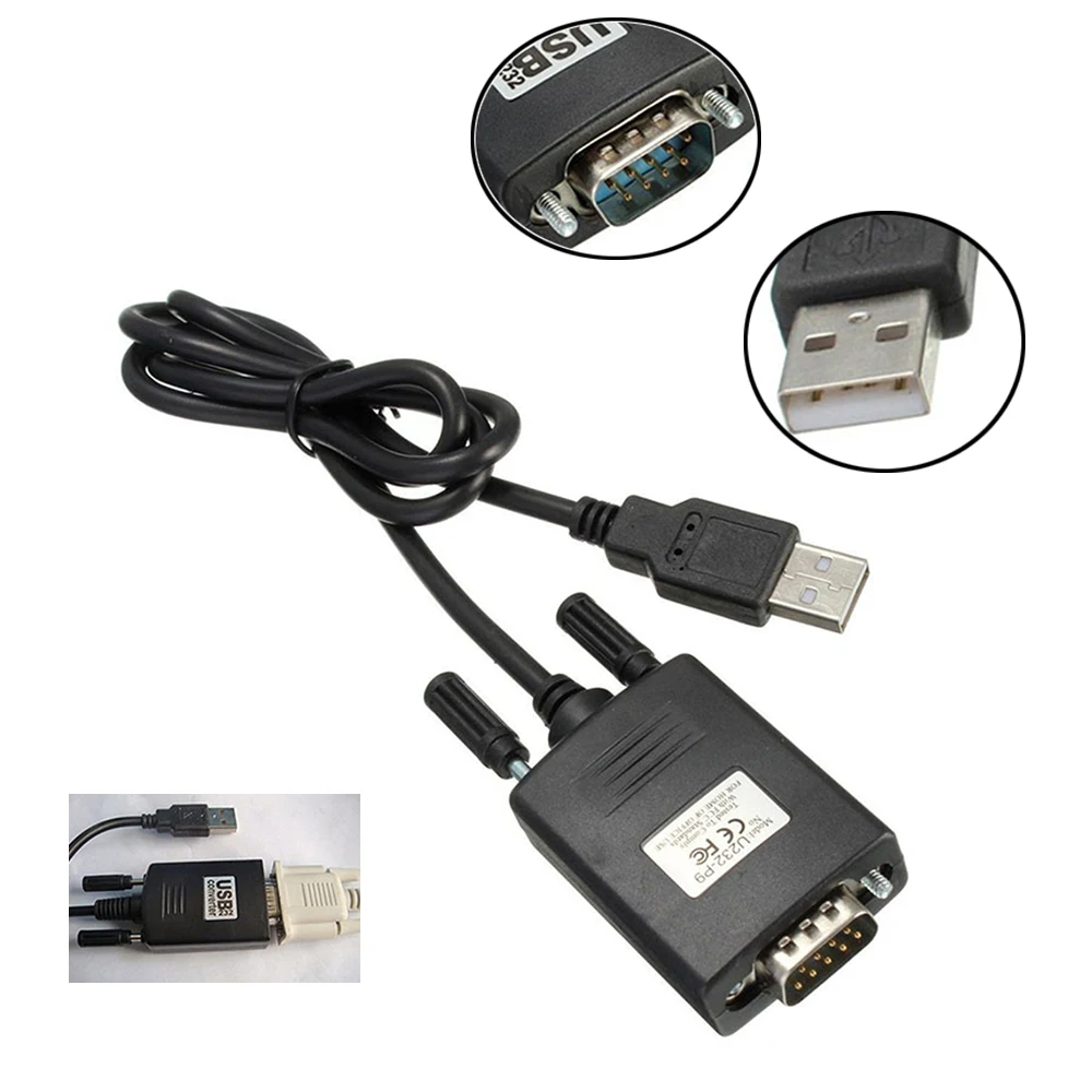 USB 2 0 к RS232 RS-232 PL2303 серийный кабель адаптер конвертер для Win 78 Mac более 1 Мбит/с