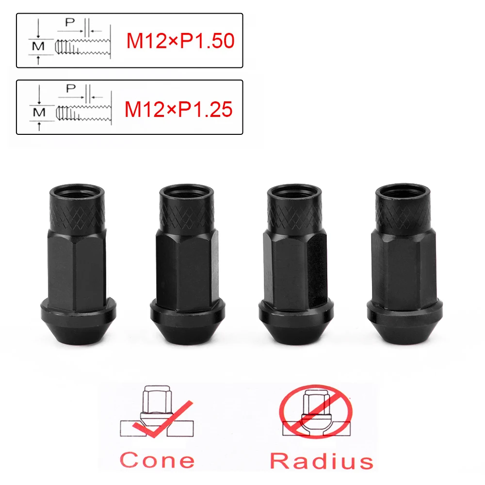 Детские гоночные Алюминиевые гайки для колес M2 5/12X1 25 гайка с логотипом |
