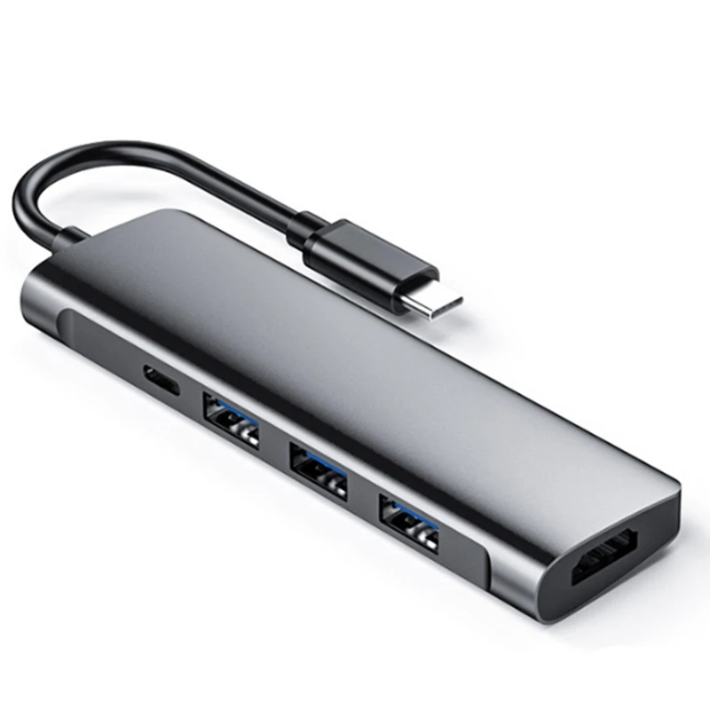 5 в 1 USB C концентратор 4K HDMI конвертер разветвитель 3 0 расширитель адаптер