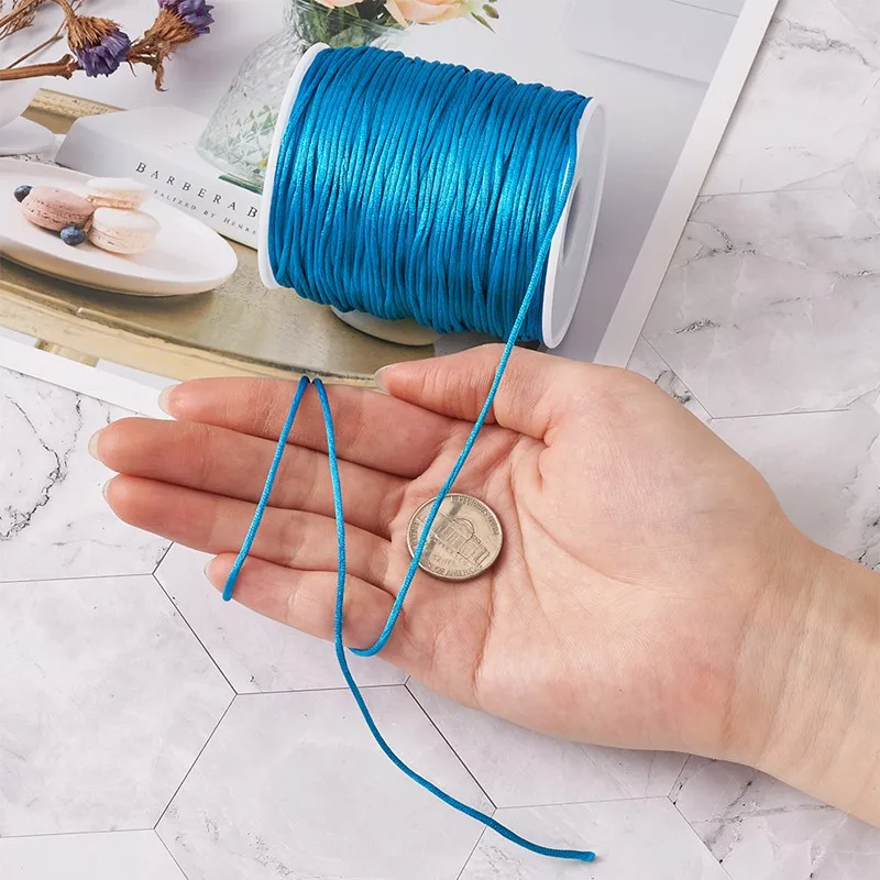 Плетеная нить для рукоделия 1 5 мм 100 м/катушка китайский узел браслет | Украшения и