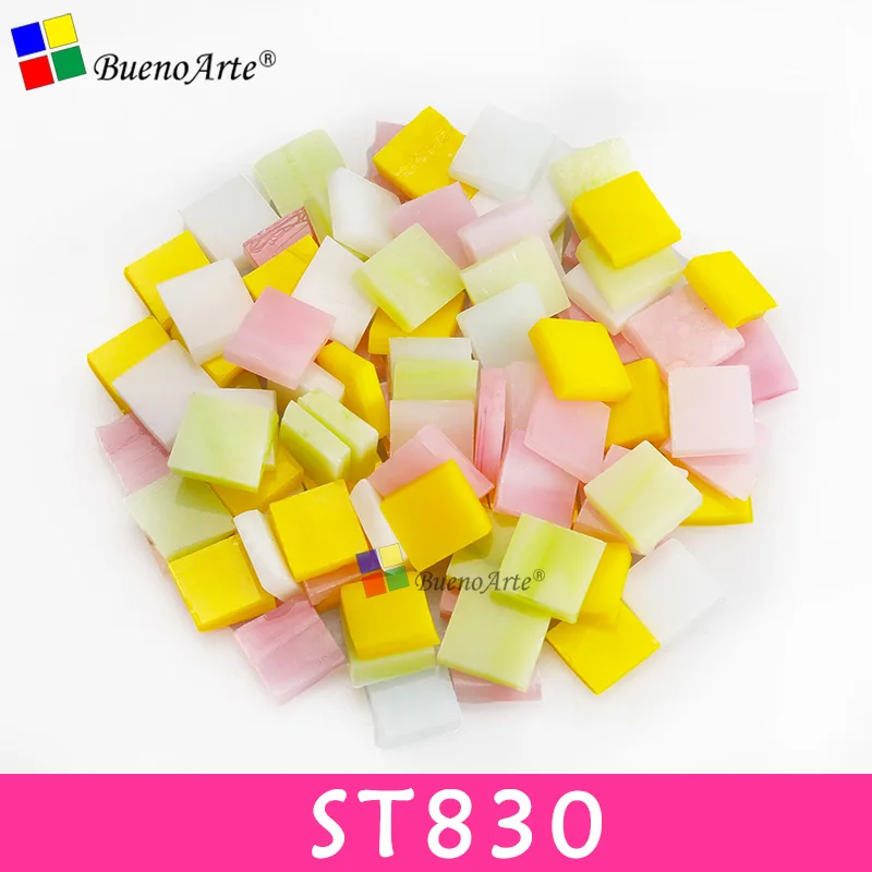 ST830 200 г/270 шт 10X10 мм 3/8 дюйма микс витражные полосы, мозаичные хобби, DIY Поставщик материалов, Мини Свободные Стеклянные детали Тиффани - Цвет: ST830
