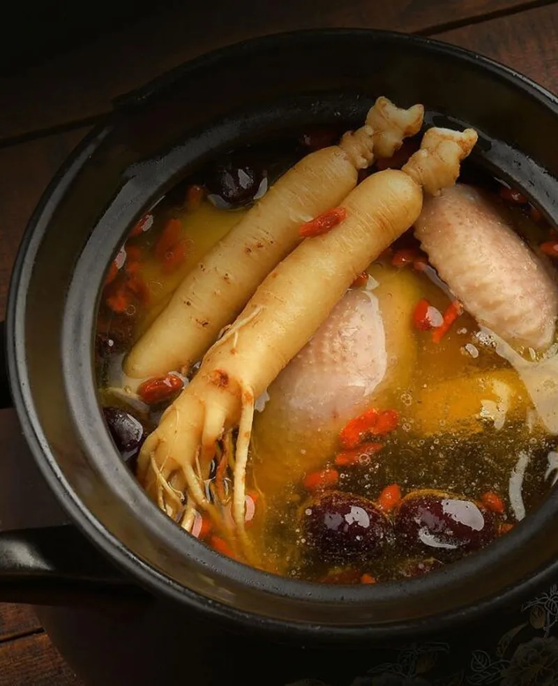 

30g-80g fresh ginseng 6 years dry ginseng white ginseng original skin ginseng Ginseng root improve immunity, anti-fatigue