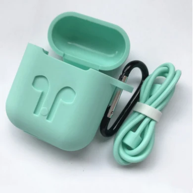Нескользящий чехол для наушников 3 в 1 защитный силиконовый беспроводных Apple AirPods