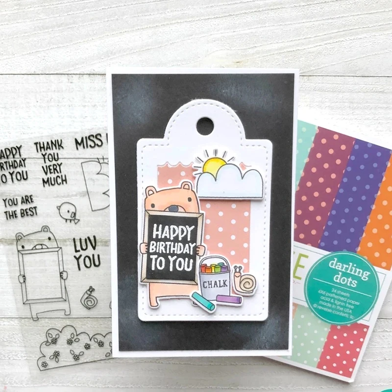 Металлические Вырубные штампы Lucky богиня бирка для окна скрапбукинга бумаги