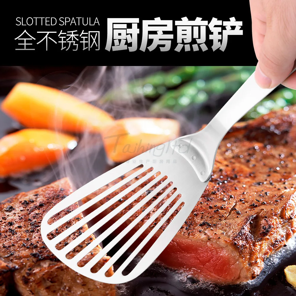 Полностью 304 Лопата для рыбы из нержавеющей стали японская лопата лаконичная