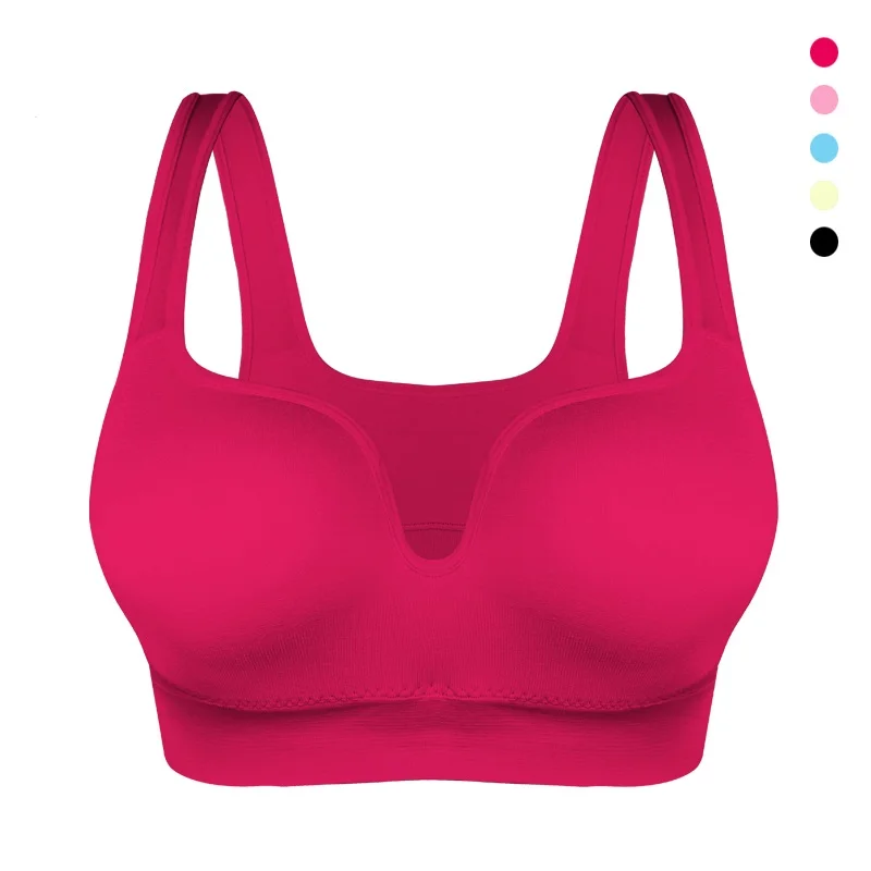 

Women Bra Sport Bras Yoga Shirt Fitness Running Vest Underwear Padded Bra Crop Sports Workout Top Wireless Push Up Brassiere