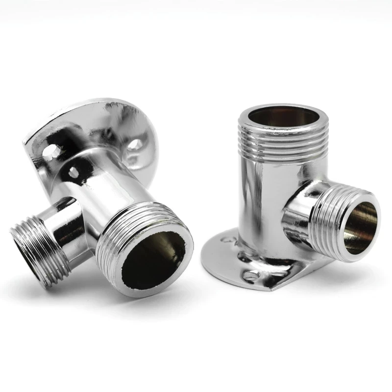 

1PCS Alloy shower head concealed installation to surface installation base fittings joint triangle shower surface installation