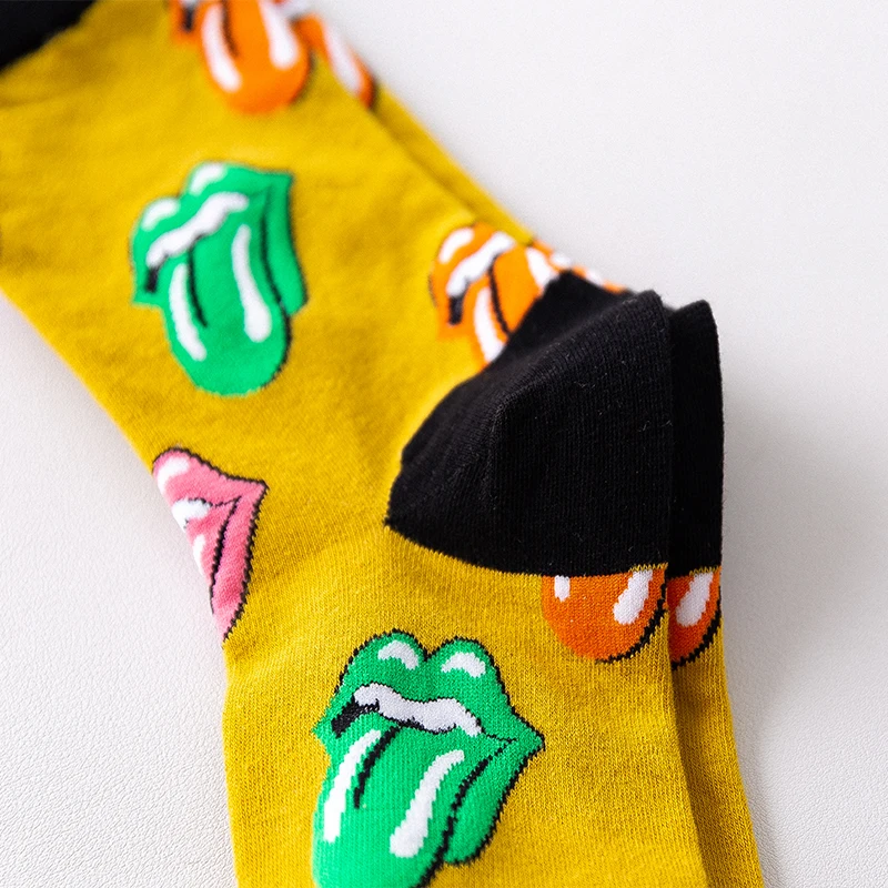 

2021 Trendy Socks for Men and Women, Street Hip-hop Fashion Skateboards, Innovative Hip-hop Socks 6 pairs/lot/free postage