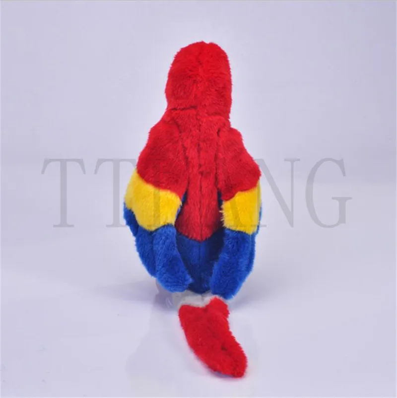 26 см Искусственный красочный Попугай искусственная кожа кукла стол диван Декор