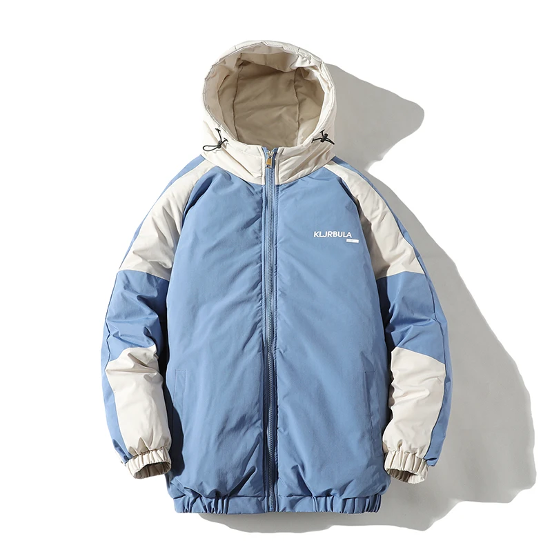 

BOLUBAO 2021 New Men Hooded Parka Jacket Winter Brand Warm Thicken Parka Coat Men Patchwork Casual Parkas Outerwear Male