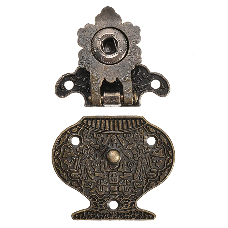 2 комплекта антикварная шкатулка для украшений замок мебель шкаф ящик комод коробка замок металл ремесло защелка замок инструмент фурнитура Аксессуары